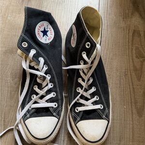 Converse High Top Sneakers in Black